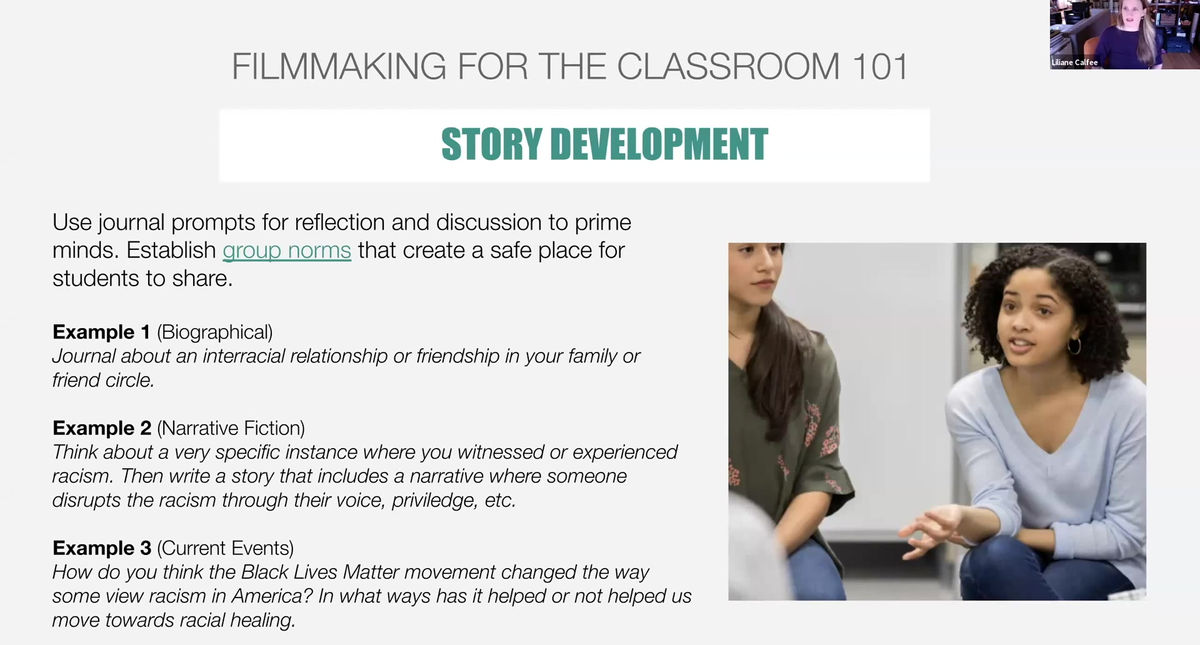 Liliane Calfee - Filmmaking 101 Workshop